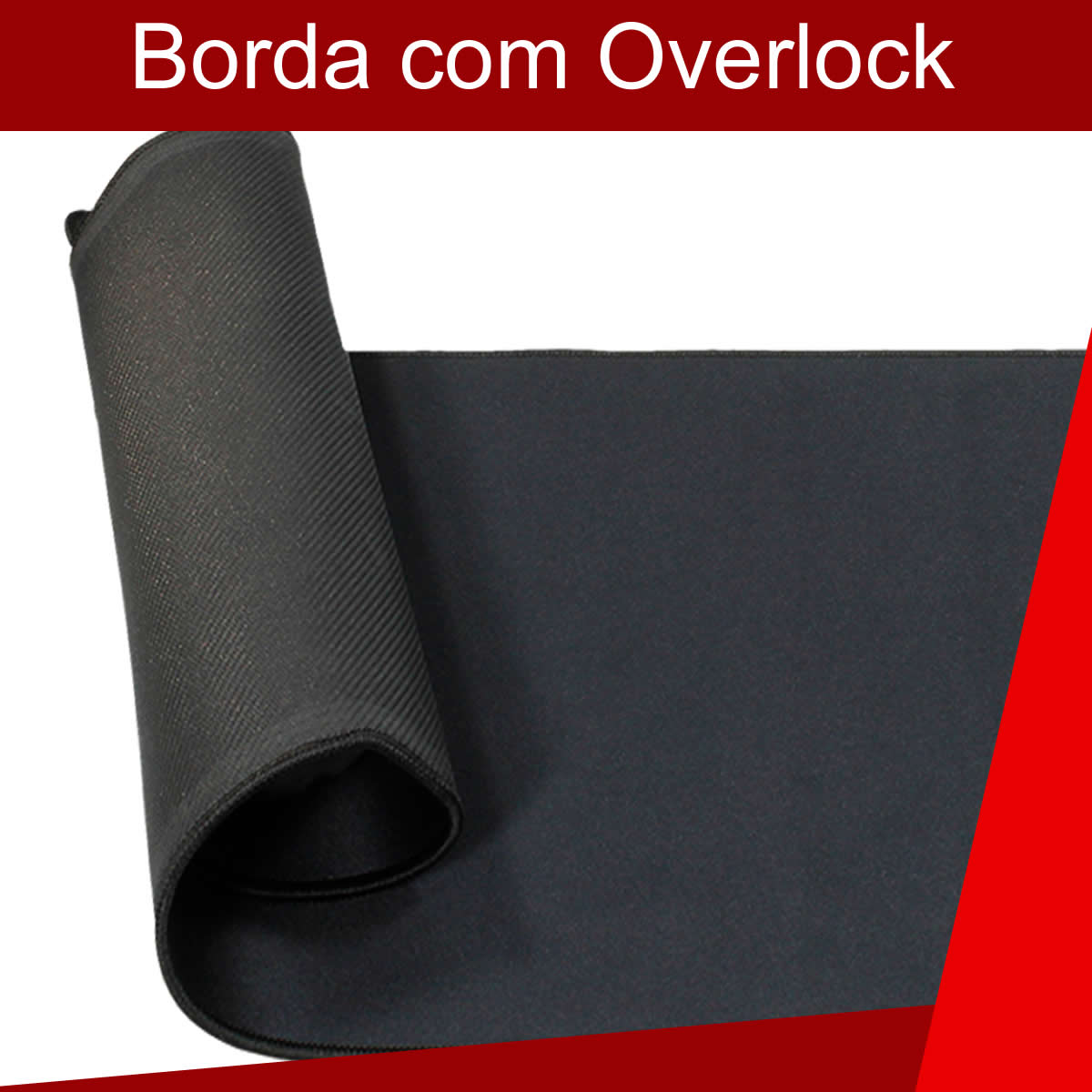 Mousepad Gamer King 90x30cm Antiderrapante Resistente a Água Borda Overlock