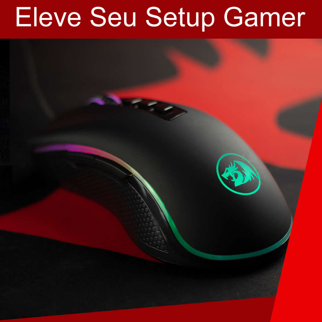 Mouse Gamer RGB Redragon King Cobra 2 V2 24.000 DPI Preto M711-FPS-1