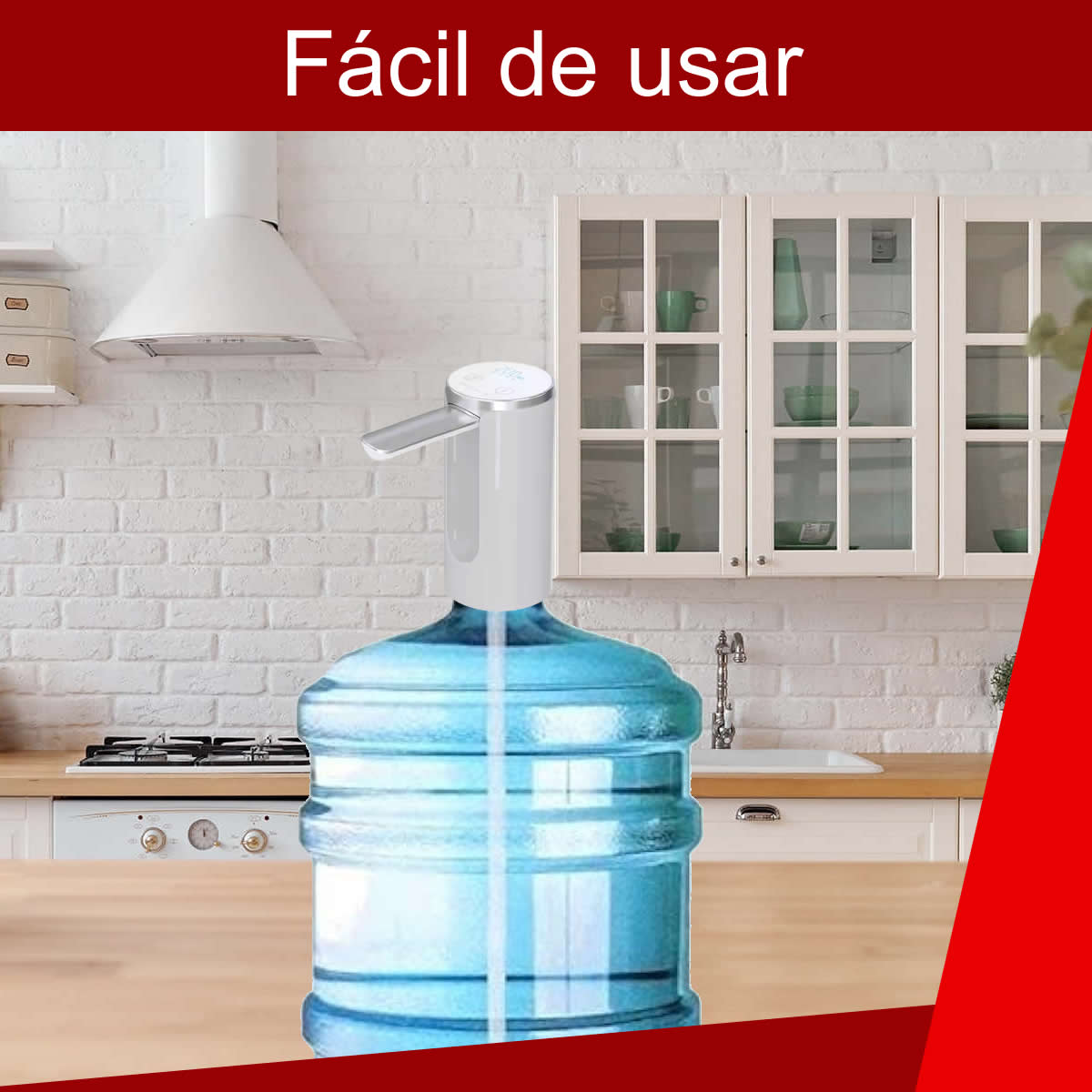 Bebedouro Bomba Galão De Água Elétrica 5 A 20 Litros Recarregável Usb Com Controle Digital do Fluxo de Água - Cor Preto