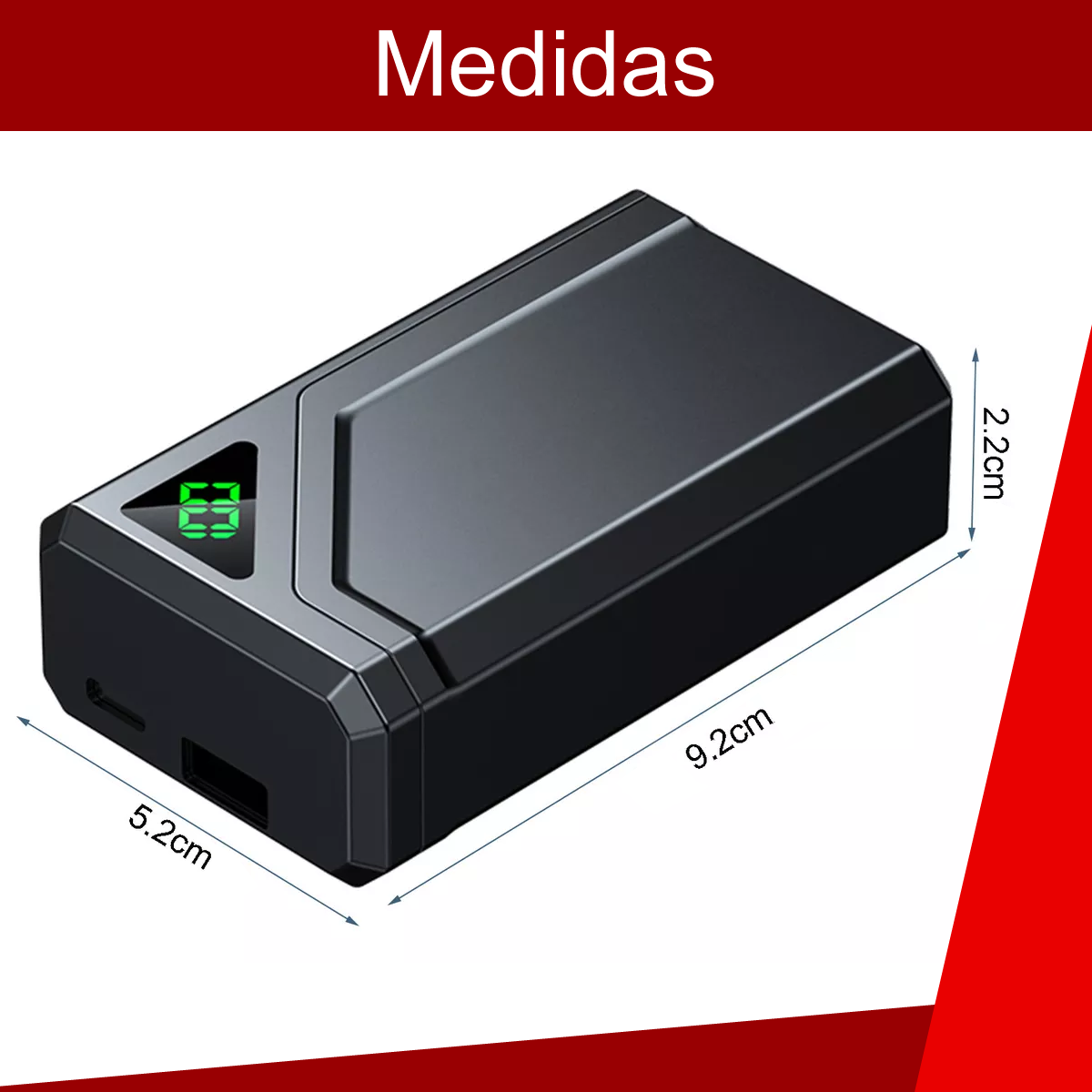 Fone Bluetooth 5.3 Sports Tws Sem Fios Earbuds Digital Com Sistema de Redução de Ruidos Cor Preto