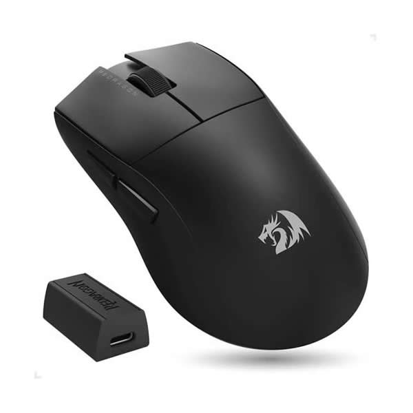 Mouse Gamer Sem Fio Redragon King Pro 4k 26.000 DPI Preto M916-PRO-4K