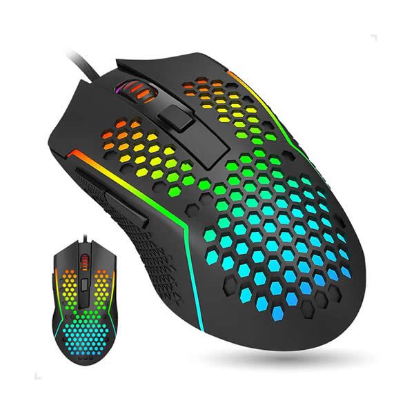 Mouse Gamer RBG Redragon Reaping plus 52000 DPI M987P-K