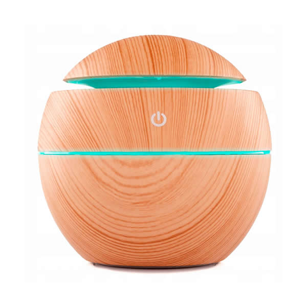 Difusor de Aroma Eletrico USB Umidificador de Ar Ultrassonico Purificador Aromatizador até 4 horas de Uso Com Led 7 Core