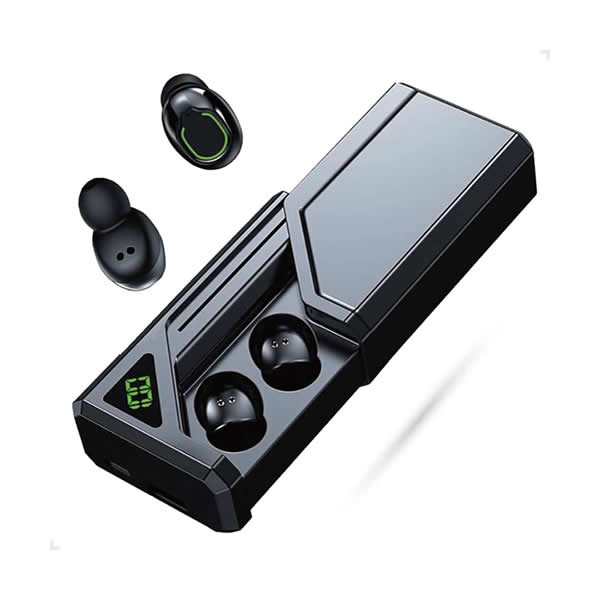 Fone Bluetooth 5.3 Sports Tws Sem Fios Earbuds Digital Com Sistema de Redução de Ruidos Cor Preto